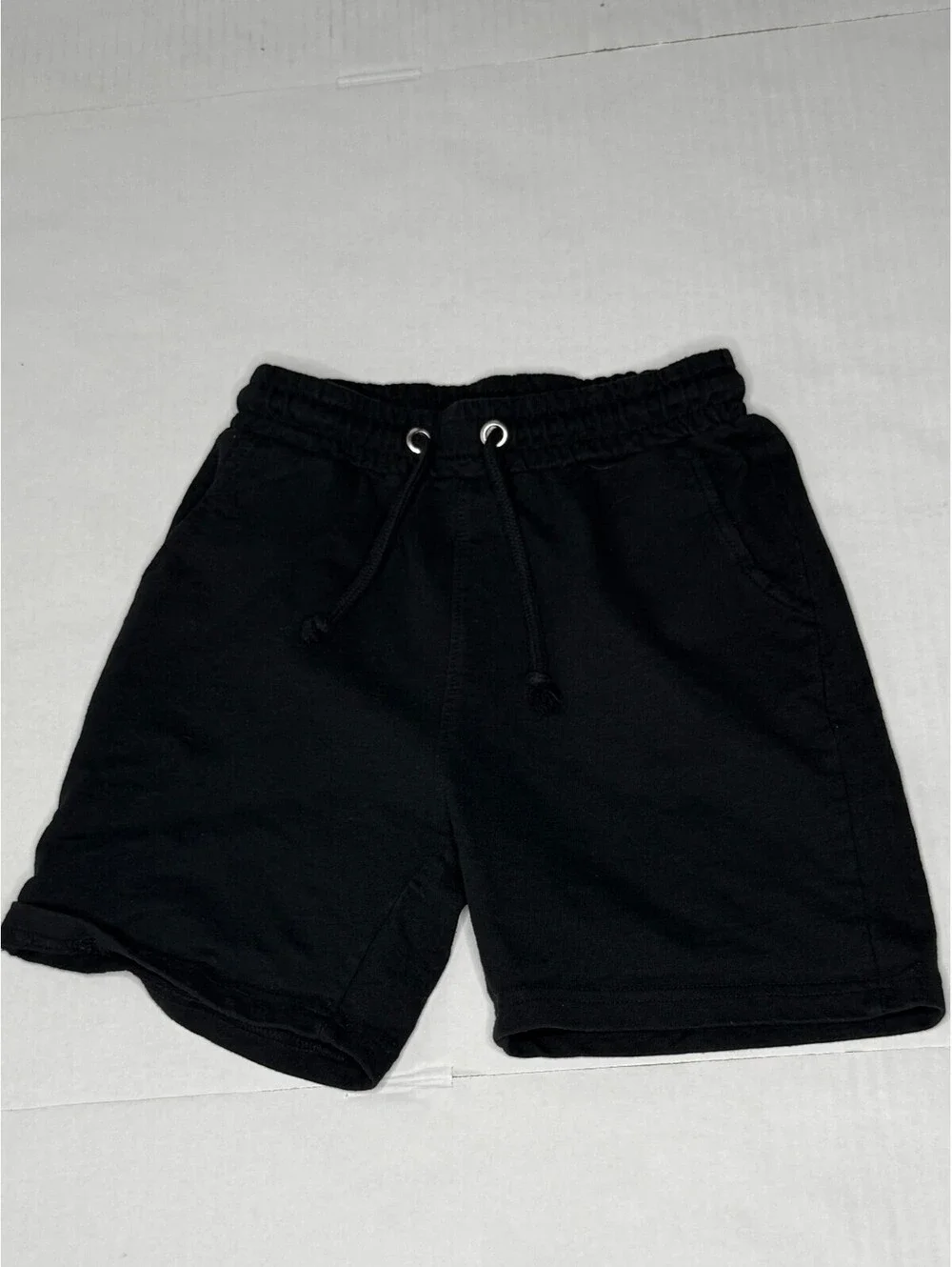 Sezzit Kids Black Pull-On Sweat Shorts Size 10/12